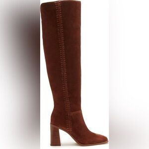*NEW* Vince Camuto Englea Chocolate Craving Pull On Squared Toe Heeled Boot